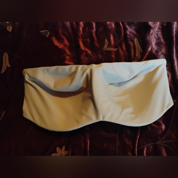 Chic Cream Strapless Bra